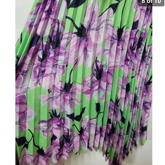 Anthropologie Delfi Collective Pleated Midi Dress Size Xs $444 - Picture 8 of 10